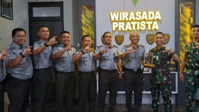 Batalyon Infanteri 403/Wirasada Pratista Terima Kunjungan Lapas Cebongan Sleman, Perkuat Sinergi Keamanan