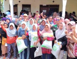 TNI-Bulog Salurkan 28 Ton Beras di Gunungkidul, Dandim 0730 Hadiri Vidcon Penyaluran Bantuan Pangan