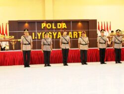 Kapolda DIY Pimpin Sertijab Tiga Pejabat Strategis: Irwasda, Dirreskrimsus, dan Kapolresta Yogyakarta