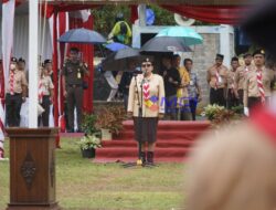 Apel Besar Hari Pramuka ke-64 di Gunungkidul, Bupati Turun Lapangan Meski Diguyur Hujan