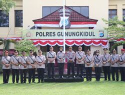 Kapolres Gunungkidul Pimpin Sertijab, Sejumlah Pejabat Polres dan Polsek Resmi Berganti