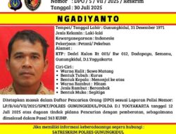 DPO Baru Gunungkidul: Ngadiyanto Diburu atas Kasus Pencurian Puluhan Juta