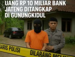 Pelaku Pembawa Kabur Uang Rp 10 Miliar Bank Jateng Ditangkap di Gunungkidul