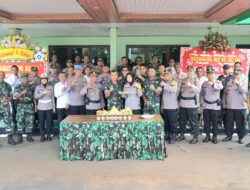 Polres Gunungkidul Beri Kejutan Spesial untuk Kodim 0730 di HUT ke-80 TNI