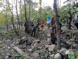 Hari Kedua TMMD Reguler ke-126, Semangat Gotong Royong TNI dan Warga Candirejo Panaskan Pembangunan Talud