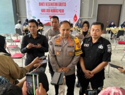 Bidhumas Polda DIY Gelar Donor Darah dan Bakti Kesehatan Sambut Hari Jadi ke-74 Humas Polri