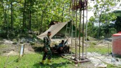 TMMD Reguler ke-126 Kodim 0730/Gunungkidul Genjot Pengerjaan Sumur Bor untuk Pertanian di Candirejo