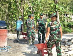 Dandim 0730/Gunungkidul Tinjau Progres TMMD ke-126 di Semin: Bangun Infrastruktur dan Semangat Gotong Royong
