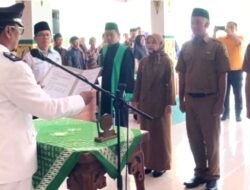 Tiga Pamong Baru Resmi Dilantik di Kalurahan Nglindur, Girisubo: Lurah Tekankan Integritas dan Pelayanan Masyarakat