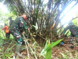 TNI Kodim 0730/Gunungkidul Ikut Kolaborasi Jumat Bersih di Kali Gandu: Wujudkan Sinergi untuk Lingkungan Asri