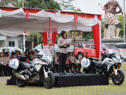 Polres Gunungkidul Siagakan Ratusan Personel Gabungan, Operasi Lilin Progo 2025 Resmi Digelar