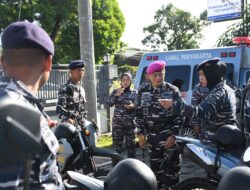 Patroli Humanis Jelang Nataru, Danlanal Yogyakarta Turun Langsung Jaga Keamanan Kota