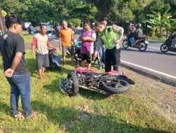 Kecelakaan Beruntun di Patuk, Dua Pengendara Motor Luka-luka