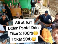 Sewa Tikar Rp 50 Ribu Bikin Geger! Pantai Drini Dihujani Protes, Wisatawan Ngaku Kapok