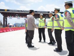 Wakapolda DIY Cek Kesiapan Gerbang Tol Purwomartani Jelang Arus Mudik Lebaran 2026