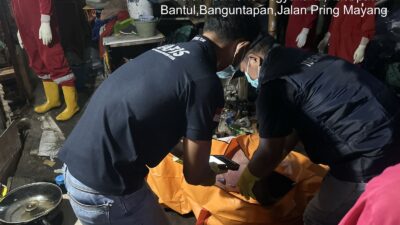 Penghuni Kos di Babadan Bantul Ditemukan Tewas Misterius, Identitas Korban Masih Diselidiki