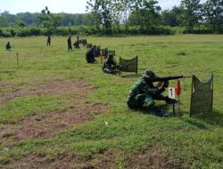 Kodim 0730/Gunungkidul Asah Ketajaman Prajurit Lewat Latihan Menembak Semester I 2026
