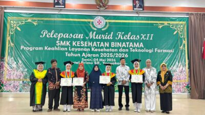 Lulus 100 Persen, SMK Kesehatan Binatama Sleman Cetak Lulusan Siap Kerja hingga Jepang