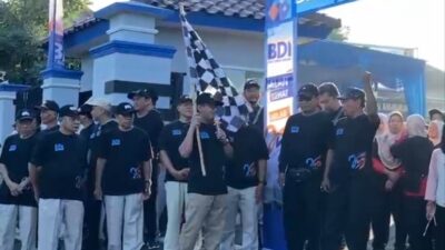 Milad ke-25 BMT Dana Insani, Ratusan Warga Ikuti Jalan Sehat dan Donor Darah di Tegalmulyo