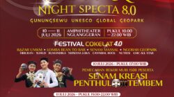 Gunungkidul Geopark Night Specta 8.0 Siap Digelar di Nglanggeran, Angkat Potensi Gunung Sewu ke Panggung Dunia