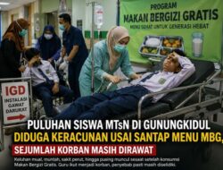 Puluhan Siswa MTsN di Gunungkidul Diduga Keracunan Usai Santap Menu MBG, Sejumlah Korban Masih Dirawat