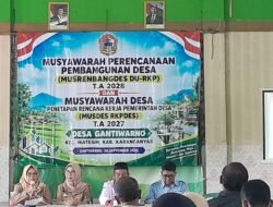 Musrenbangdes Gantiwarno Bahas RKP 2028, Usulan Program Tertunda Kembali Diprioritaskan