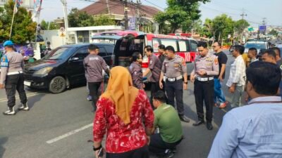 Diduga Microsleep, Toyota Calya Tabrak Motor di Jalan Nasional III Gunungkidul, Dua Orang Luka
