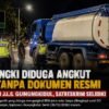 Truk Tangki Diduga Angkut Solar Tanpa Dokumen Resmi Diamankan di JJLS Gunungkidul, Satreskrim Turun Tangan