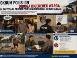 Geger Saptosari! Oknum Polisi GN Diduga Digerebek Warga, Disanksi Disiplin, Sidang Etik Menanti